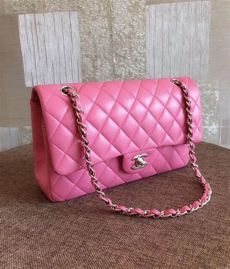 chanel pink flap bag 2019|chanel mini flap bag lambskin.